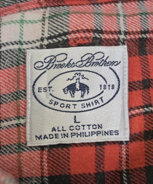 Brooks Brothers（ブルックスブラザーズ）カジュアルシャツ 赤 サイズ:L メンズ/2200644336079