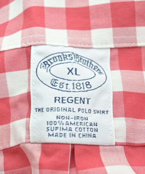 Brooks Brothers（ブルックスブラザーズ）カジュアルシャツ 赤 サイズ:XL メンズ/2200621203073