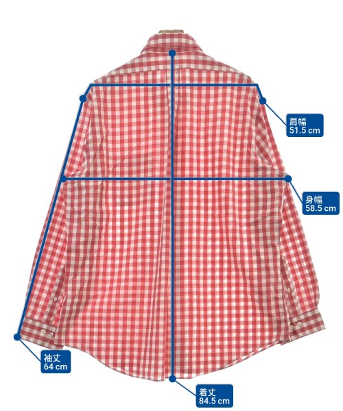 Brooks Brothers（ブルックスブラザーズ）カジュアルシャツ 赤 サイズ:XL メンズ/2200621203073