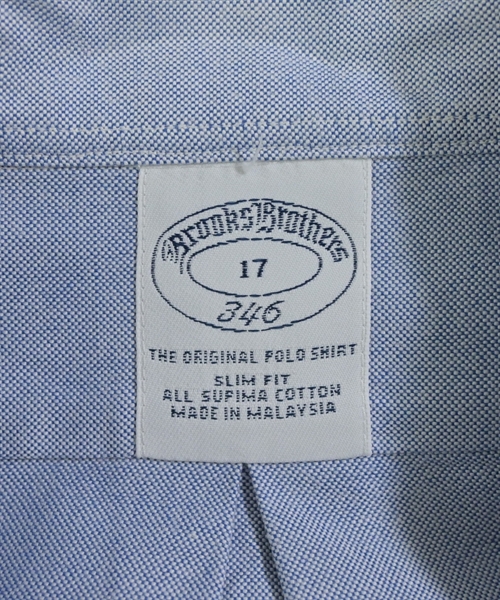 Brooks Brothers（ブルックスブラザーズ）カジュアルシャツ 青 サイズ:17(XXL位) メンズ/2200612630284