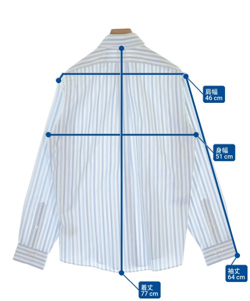 Brooks Brothers（ブルックスブラザーズ）カジュアルシャツ 青 サイズ:M メンズ/2200620645157