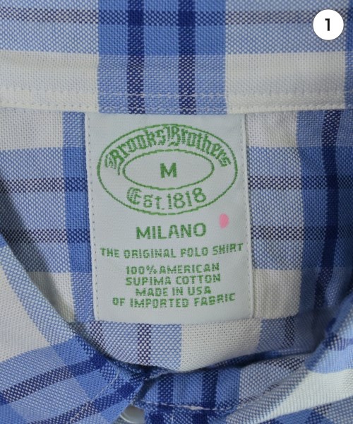 Brooks Brothers（ブルックスブラザーズ）カジュアルシャツ 青 サイズ:M メンズ/2200620645164