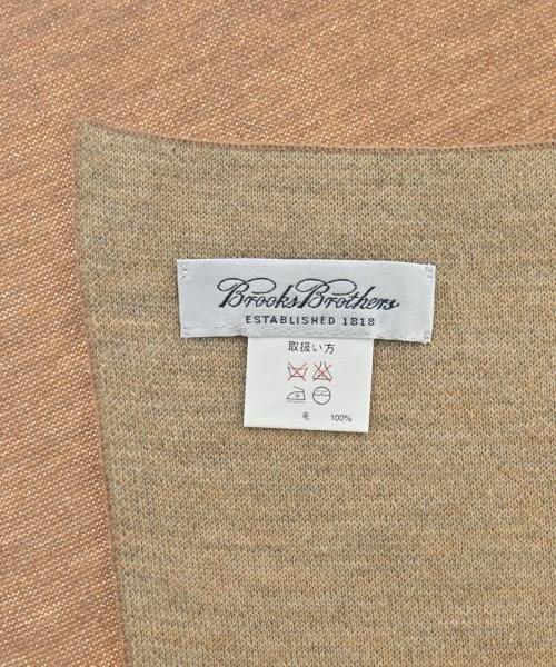 Brooks Brothers（ブルックスブラザーズ）マフラー 茶 サイズ:- メンズ/2200620645324