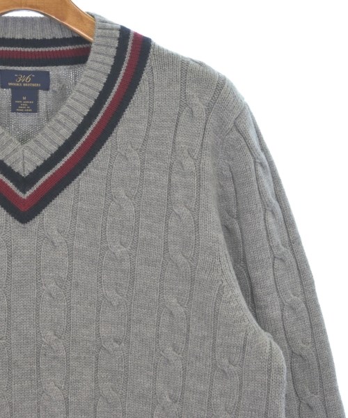Brooks Brothers（ブルックスブラザーズ）ニット・セーター グレー サイズ:M メンズ/2200623743171