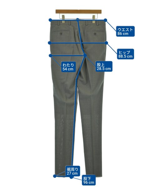 Brooks Brothers（ブルックスブラザーズ）スラックス グレー サイズ:34(L位) メンズ/2200623743201