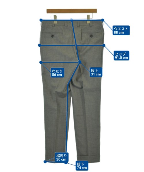 Brooks Brothers（ブルックスブラザーズ）スラックス グレー サイズ:34(L位) メンズ/2200623743218