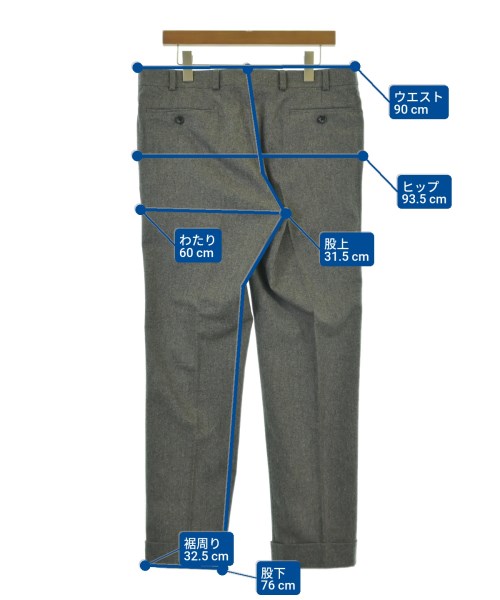 Brooks Brothers（ブルックスブラザーズ）スラックス グレー サイズ:34(L位) メンズ/2200623743225