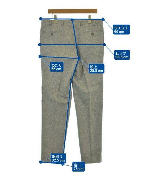 Brooks Brothers（ブルックスブラザーズ）スラックス グレー サイズ:34(L位) メンズ/2200623743232