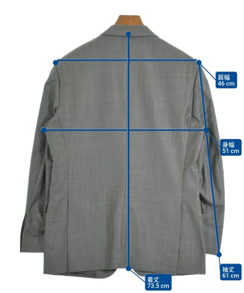 Brooks Brothers（ブルックスブラザーズ）ジャケット グレー サイズ:50(M位) メンズ/2200624079033