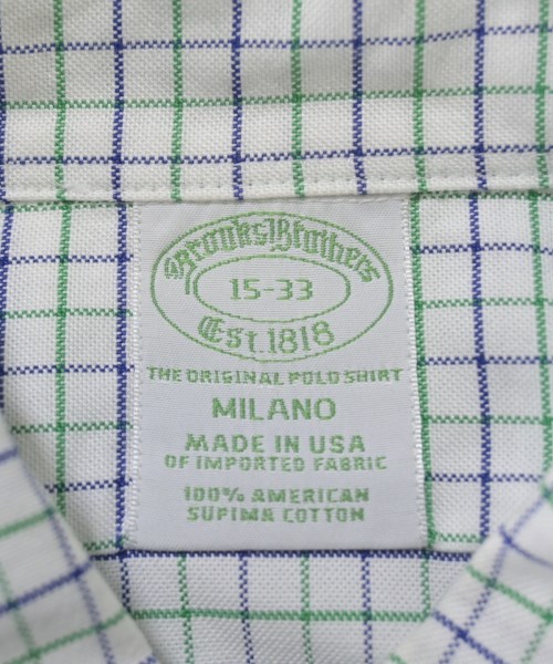 Brooks Brothers（ブルックスブラザーズ）カジュアルシャツ 白 サイズ:15(S位) メンズ/2200627777028