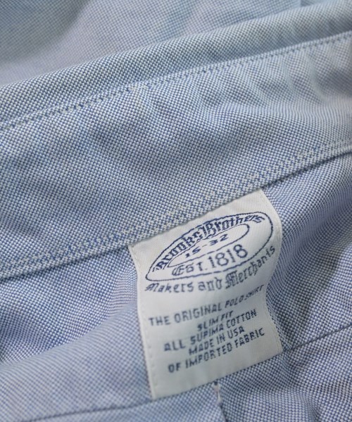 Brooks Brothers（ブルックスブラザーズ）カジュアルシャツ 青 サイズ:15(S位) メンズ/2200621131017