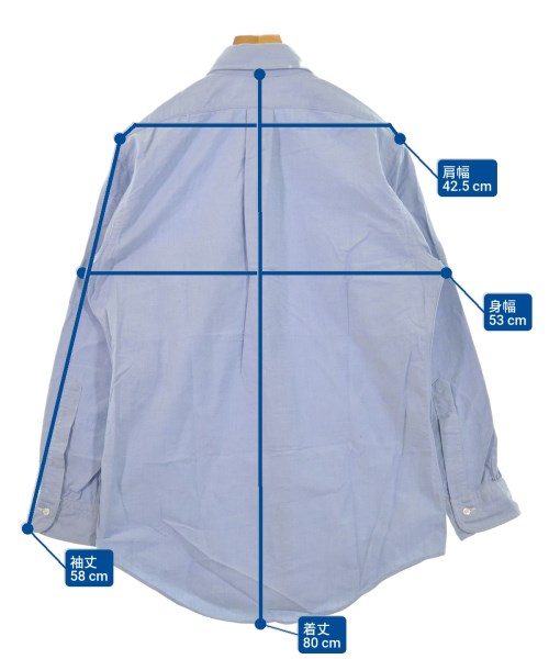 Brooks Brothers（ブルックスブラザーズ）カジュアルシャツ 青 サイズ:15(S位) メンズ/2200621131017