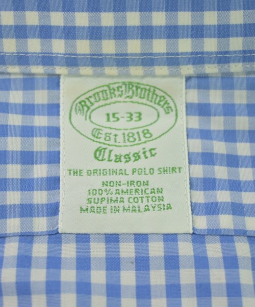 Brooks Brothers（ブルックスブラザーズ）ドレスシャツ 青 サイズ:15(S位) メンズ/2200632425020