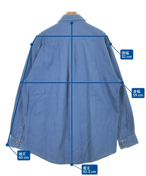 Brooks Brothers（ブルックスブラザーズ）カジュアルシャツ 青 サイズ:L メンズ/2200610560019