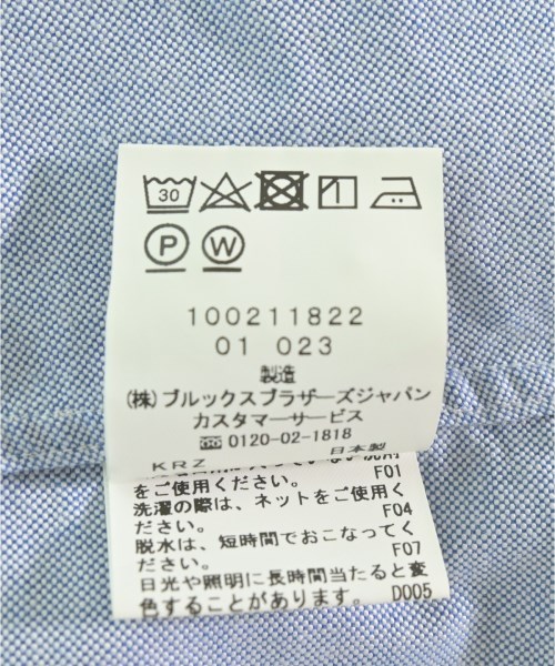 Brooks Brothers（ブルックスブラザーズ）カジュアルシャツ 青 サイズ:2(M位) メンズ/2200612253070
