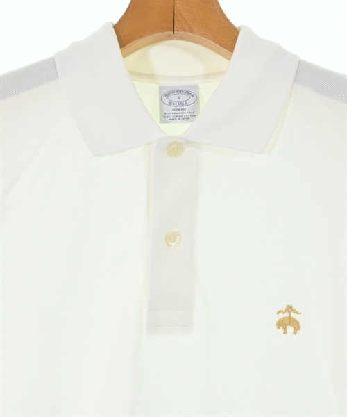 Brooks Brothers（ブルックスブラザーズ）ポロシャツ 白 サイズ:S メンズ/2200612653047