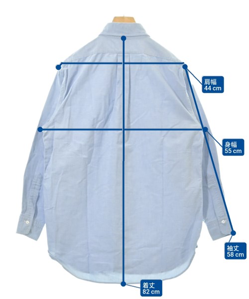 Brooks Brothers（ブルックスブラザーズ）カジュアルシャツ 青 サイズ:16 1/2(XL位) メンズ/2200613299077