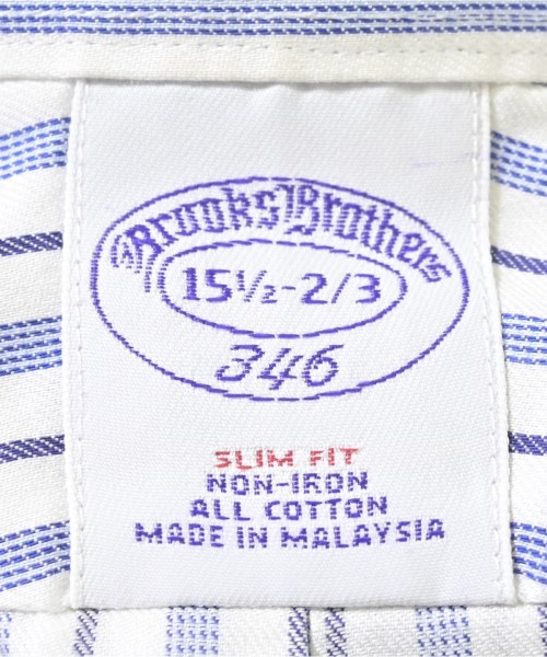 Brooks Brothers（ブルックスブラザーズ）ドレスシャツ 白 サイズ:15 1/2(M位) メンズ/2200613661010
