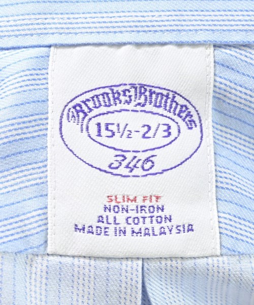 Brooks Brothers（ブルックスブラザーズ）ドレスシャツ 青 サイズ:15 1/2(M位) メンズ/2200613661027