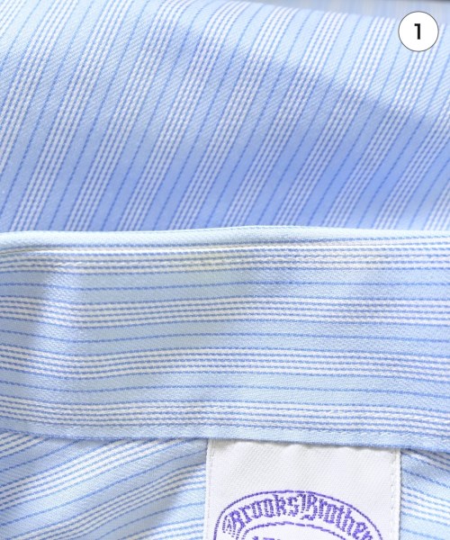 Brooks Brothers（ブルックスブラザーズ）ドレスシャツ 青 サイズ:15 1/2(M位) メンズ/2200613661027