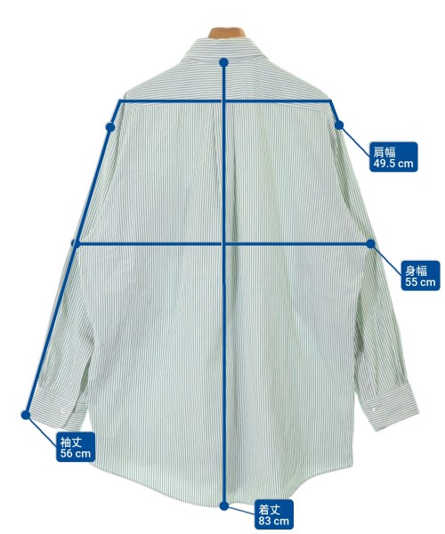 Brooks Brothers（ブルックスブラザーズ）カジュアルシャツ 緑 サイズ:16 1/2(XL位) メンズ/2200615138084