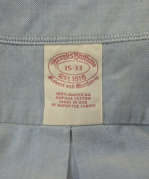 Brooks Brothers（ブルックスブラザーズ）カジュアルシャツ 青 サイズ:15(S位) メンズ/2200610708053