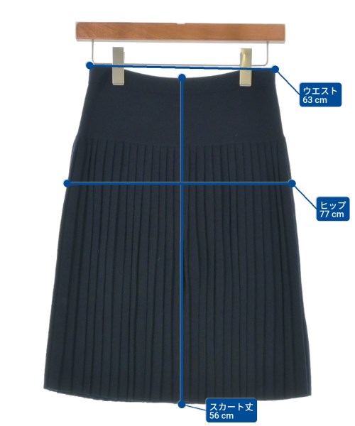 Brooks Brothers（ブルックスブラザーズ）ひざ丈スカート 紺 サイズ:XS レディース/2200617438175