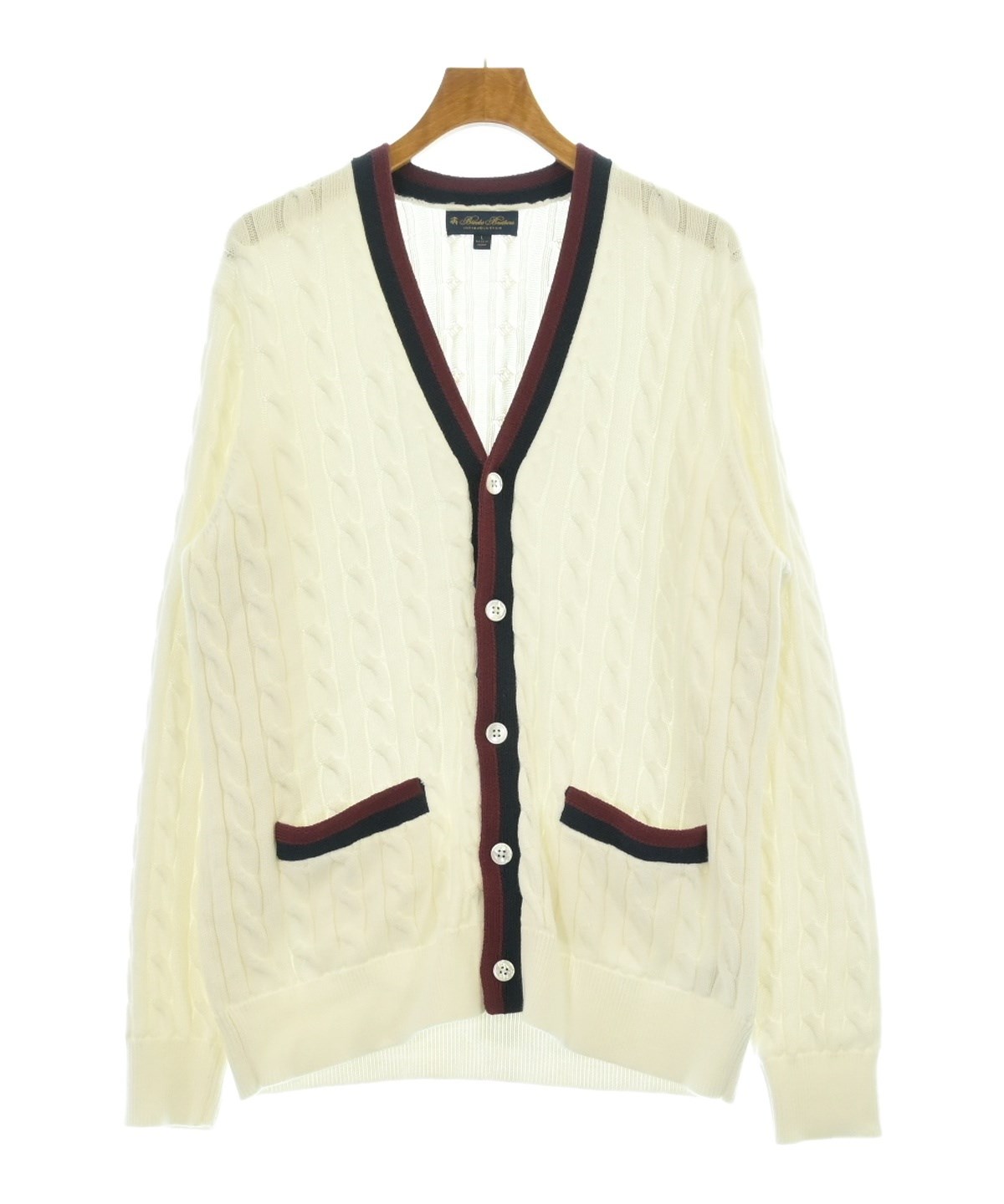 Brooks Brothers（ブルックスブラザーズ）カーディガン 白
