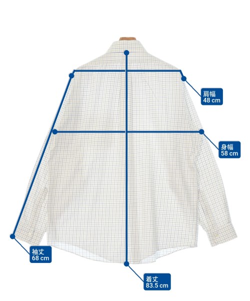 Brooks Brothers（ブルックスブラザーズ）カジュアルシャツ 白 サイズ:16 1/2(XL位) メンズ/2200673100016
