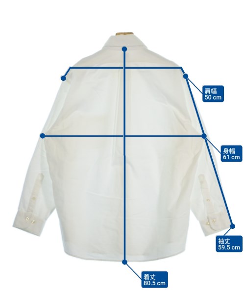 Brooks Brothers（ブルックスブラザーズ）カジュアルシャツ 白 サイズ:M メンズ/2200673499066