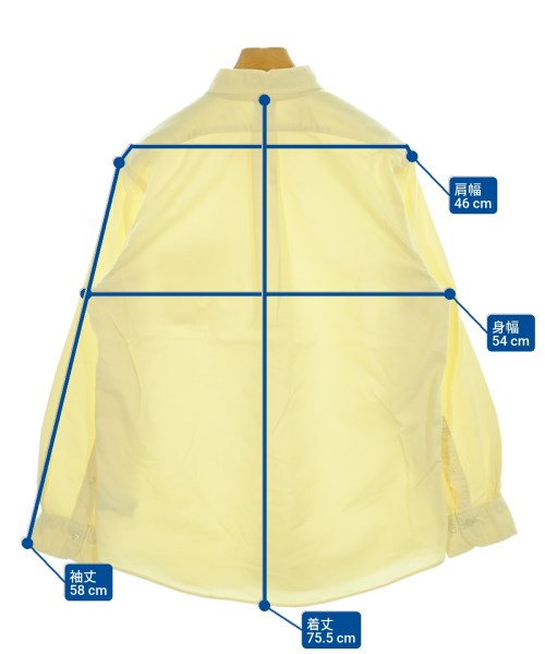 Brooks Brothers（ブルックスブラザーズ）カジュアルシャツ 黄 サイズ:M メンズ/2200674221154