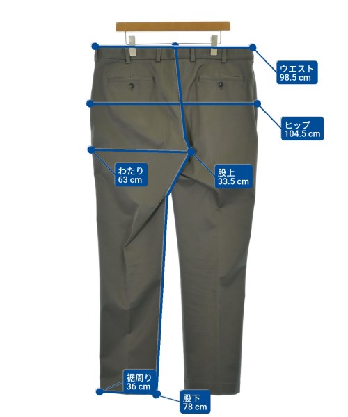 Brooks Brothers（ブルックスブラザーズ）スラックス グレー サイズ:48(L位) メンズ/2200674350038