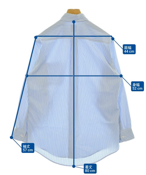 Brooks Brothers（ブルックスブラザーズ）カジュアルシャツ 青 サイズ:S メンズ/2200673823038