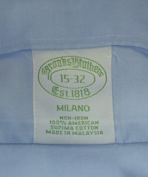 Brooks Brothers（ブルックスブラザーズ）カジュアルシャツ 青 サイズ:15(S位) メンズ/2200674586048