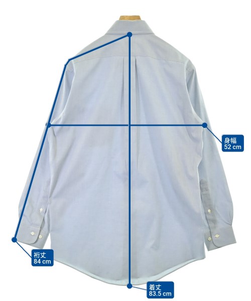 Brooks Brothers（ブルックスブラザーズ）カジュアルシャツ 青 サイズ:15 2/3(M位) メンズ/2200671010041