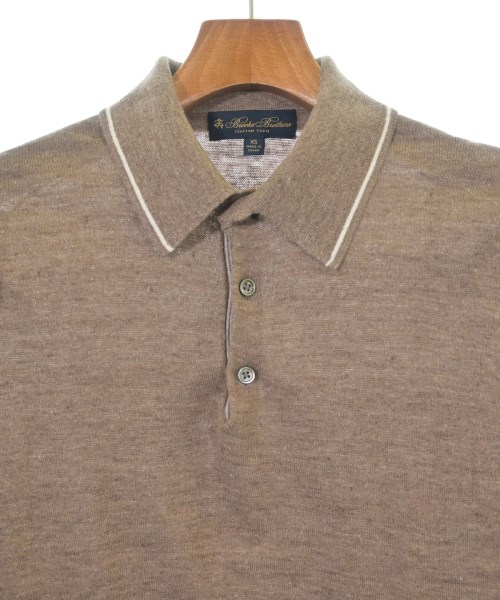 Brooks Brothers（ブルックスブラザーズ）ポロシャツ ベージュ サイズ:XS メンズ/2200677535234