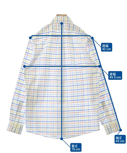 Brooks Brothers（ブルックスブラザーズ）カジュアルシャツ 白 サイズ:S メンズ/2200689336096