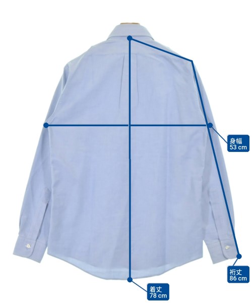 Brooks Brothers（ブルックスブラザーズ）カジュアルシャツ 青 サイズ:15 1/2(M位) メンズ/2200693622055