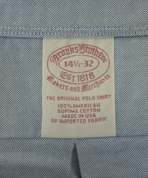 Brooks Brothers（ブルックスブラザーズ）カジュアルシャツ 青 サイズ:14 1/2(XS位) メンズ/2200694347018