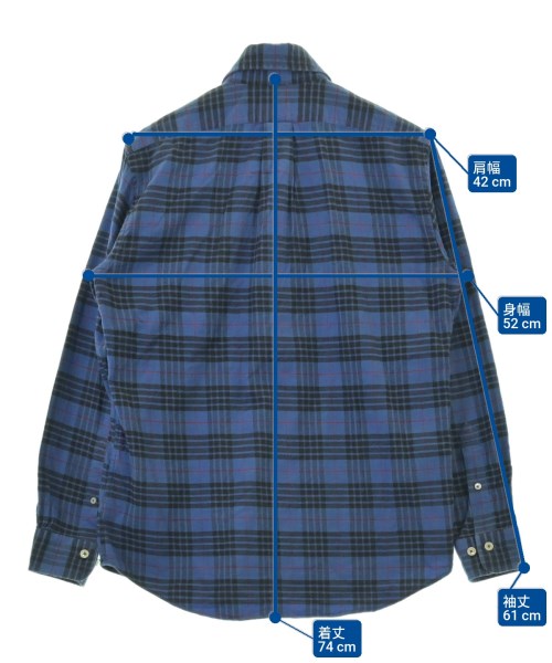Brooks Brothers（ブルックスブラザーズ）カジュアルシャツ 青 サイズ:S メンズ/2200690835045