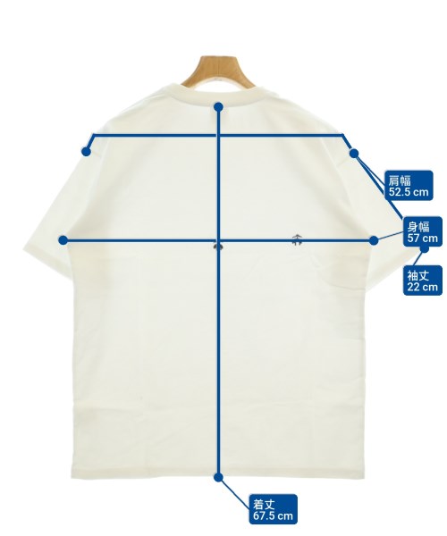 Brooks Brothers（ブルックスブラザーズ）Tシャツ・カットソー 白 サイズ:M メンズ/2200697782052