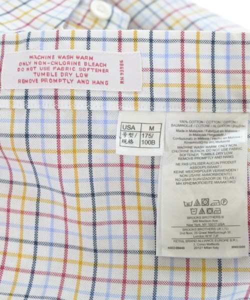 Brooks Brothers（ブルックスブラザーズ）カジュアルシャツ 白 サイズ:M メンズ/2200698479036