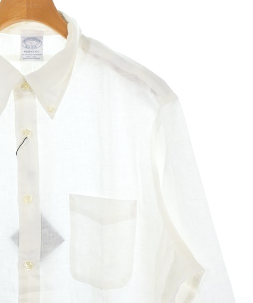 Brooks Brothers（ブルックスブラザーズ）カジュアルシャツ 白 サイズ:L メンズ/2200698567221