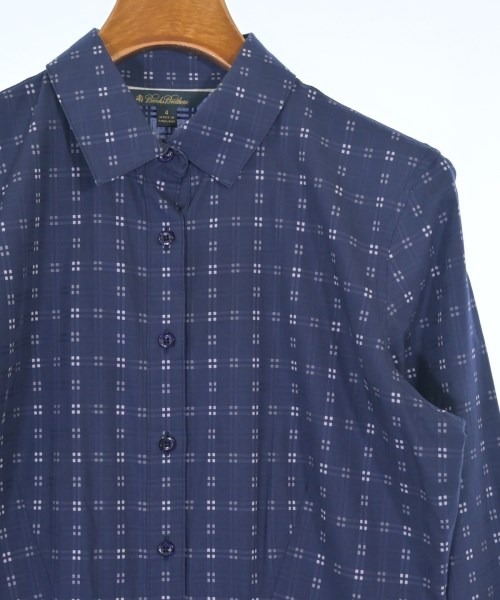 Brooks Brothers（ブルックスブラザーズ）シャツワンピース 紺 サイズ:4(M位) レディース/2200700189038