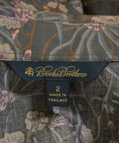 Brooks Brothers（ブルックスブラザーズ）シャツワンピース グレー サイズ:2(M位) レディース/2200700189052