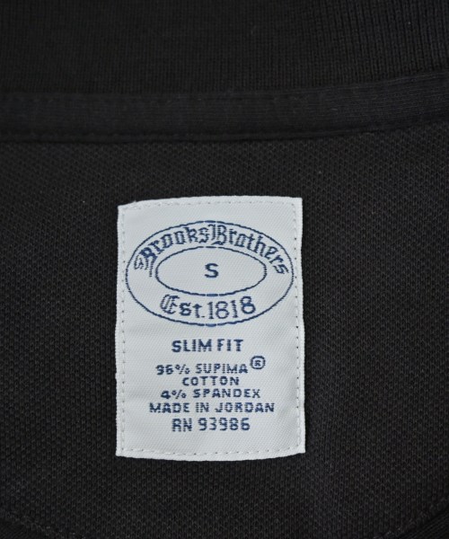 Brooks Brothers（ブルックスブラザーズ）ポロシャツ 黒 サイズ:S メンズ/2200698600010