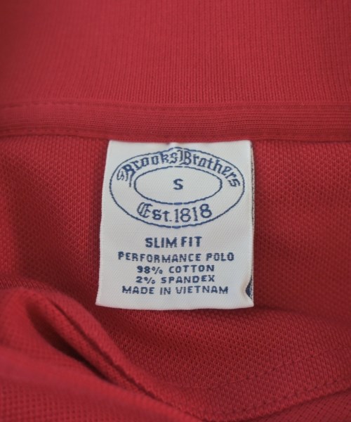 Brooks Brothers（ブルックスブラザーズ）ポロシャツ 赤 サイズ:S メンズ/2200698600119