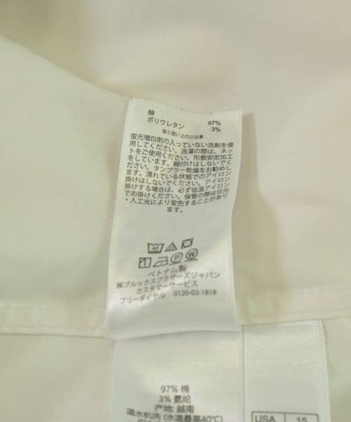 Brooks Brothers（ブルックスブラザーズ）ドレスシャツ 白 サイズ:15(S位) メンズ/2200700902019