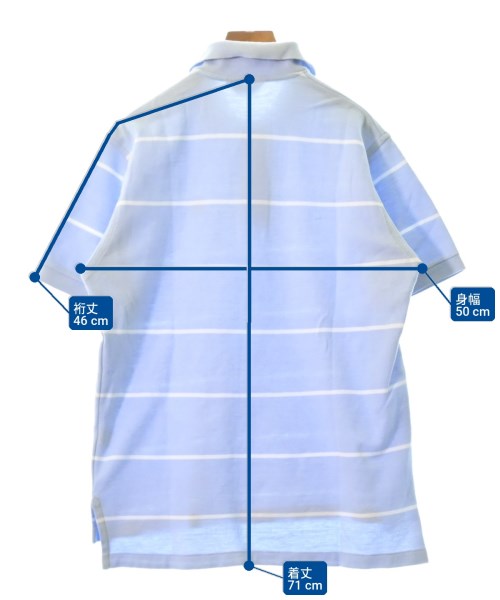 Brooks Brothers（ブルックスブラザーズ）ポロシャツ 青 サイズ:M メンズ/2200699709019