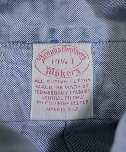 Brooks Brothers（ブルックスブラザーズ）カジュアルシャツ 青 サイズ:14 1/2(XS位) メンズ/2200651626200